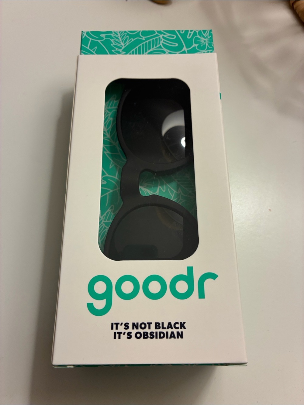 Goodr IT’S NOT BLACK IT’S OBSIDIAN Sunglasses